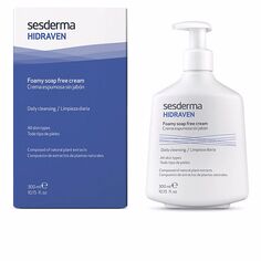 Очищающий крем для лица Hidraven crema espumosa sin jabón Sesderma, 300 мл