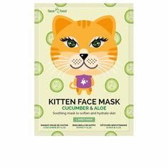 Маска для лица Animal kitten face mask 7th heaven, 1 шт
