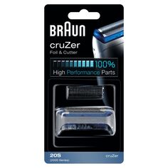 Лезвия бритвы Cruzer 20s foil and cutter silver Braun, 1 шт