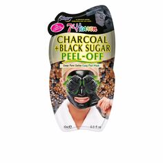 Маска для лица Peel-off charcoal + black sugar mask 7th heaven, 10 мл