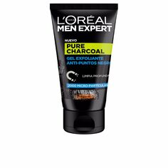 Скраб для лица Men expert pure charcoal gel exfoliante p.negros L&apos;oréal parís, 100 мл L'Oreal