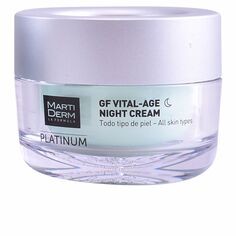 Увлажняющий крем для ухода за лицом Platinum gf vital age night cream Martiderm, 50 мл