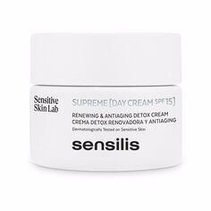 Крем против морщин Supreme crema de día spf15+ detox renovadora y antiaging Sensilis, 50 мл