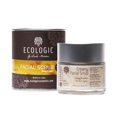 Скраб для лица Facial scrub creamy honey &amp; lemon Ecologic cosmetics, 50 мл