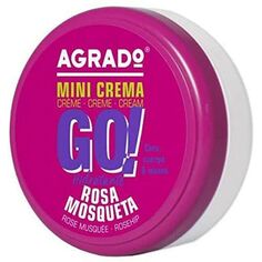 Увлажняющий крем для ухода за лицом Crema hidratante mini go! rosa mosqueta Agrado, 50 мл