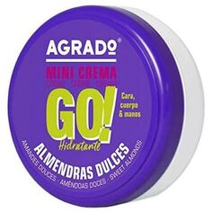 Увлажняющий крем для ухода за лицом Crema hidratante mini go! almendras dulces Agrado, 50 мл