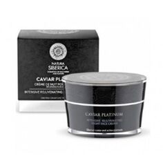 Крем против морщин Caviar platinum crema de noche rejuvenecedora cara y cuello Natura siberica, 50 мл