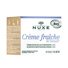 Увлажняющий крем для ухода за лицом Crème fraîche de beauté crema rica hidratante Nuxe, 50 мл