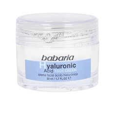 Увлажняющий крем для ухода за лицом Hyaluronic acid crema facial ultrahidratante Babaria, 50 мл