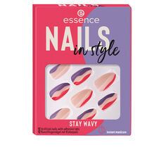 Накладные ногти Nails in style uñas artificiales Essence, 12 шт, stay wavy
