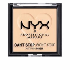 Пудра Can’t stop won’t stop mattifying powder Nyx professional make up, 6г, light