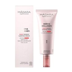 Увлажняющий крем для ухода за лицом Derma collagen crema facial de noche Mádara organic skincare, 70 мл