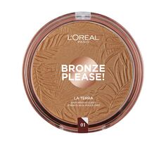 Пудра Bronze please! la terra L&apos;oréal parís, 18г, 01-light caramel L'Oreal