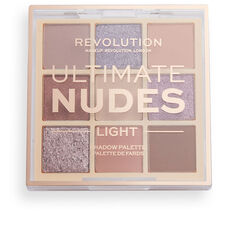 Тени для век Ultimate nudes eyeshadow palette Revolution make up, 8,10 г, light
