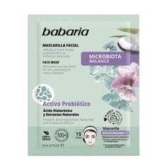 Маска для лица Mascarilla facial microbiota de ácido hialurónico Babaria, 20 мл