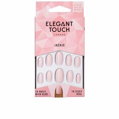 Накладные ногти Polished colour 24 nails with glue oval Elegant touch, 24 единицы, jackie