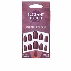 Накладные ногти Polished colour 24 nails with glue oval Elegant touch, 24 единицы, next stop New York