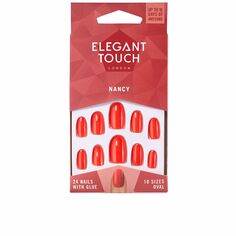Накладные ногти Polished colour 24 nails with glue oval Elegant touch, 24 единицы, nancy