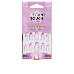 Накладные ногти Luxe looks 24 nails with glue short stiletto limited ... Elegant touch, 24 единицы, ultra violet