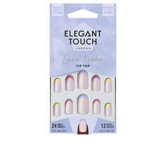 Накладные ногти Luxe looks 24 nails with glue oval limited ed Elegant touch, 24 единицы, tip top