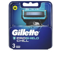 Лезвия бритвы Fusion proshield chill cargador 3 recambios Gillette, 3 шт