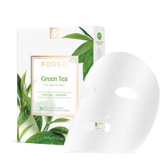 Маска для лица Farm to face sheet mask green tea Foreo, 3 шт
