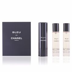 Духи Bleu recargable + 2 recargas Chanel, 3 х 20 мл