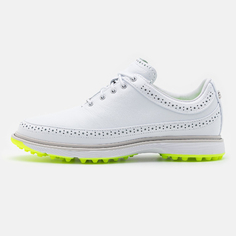 Ботинки для гольфа adidas Golf Modern Classic 80 Spikeless, белый/салатовый