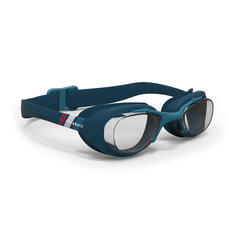 Очки для плавания с принтом Xbase Темно-синие/красные прозрачные кристаллы, размер L Nabaiji