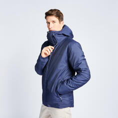 Куртка для парусного спорта/дождевика Sailing 100 мужская темно-синяя теплая водонепроницаемая Tribord