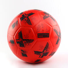 Футбольный мяч Ballground 500 T4 из красного и черного пенопласта Kipsta