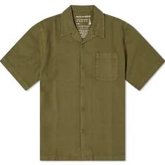 Рубашка с коротким рукавом Maharishi Hemp, зеленый