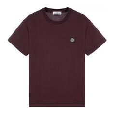 Футболка Stone Island Patch Short-Sleeve, бордовый