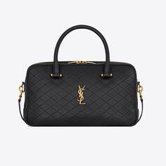 Сумка Saint Laurent Lyia Zip Up Duffle, черный