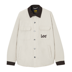 Куртка-рубашка Lee x Pull&amp;Bear Padded, бежевый