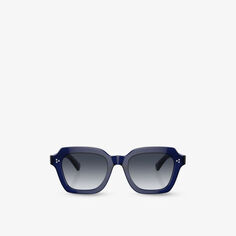 OV5526SU солнцезащитные очки Kienna в квадратной оправе из ацетата ацетата Oliver Peoples, синий