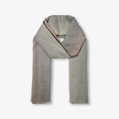 Хлопковый шарф Degrade с градиентным узором Rick Owens, цвет lido degrade