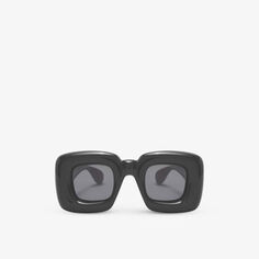 G000270X05 Солнцезащитные очки из ацетата в завышенной квадратной оправе Loewe, черный