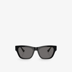 Солнцезащитные очки VE4457 в квадратной оправе из ацетата ацетата Versace, черный