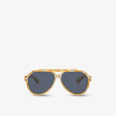 Солнцезащитные очки-авиаторы из ацетата DG4452 Dolce &amp; Gabbana, желтый