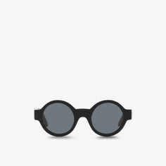 Солнцезащитные очки AR 903M круглой формы из ацетата Giorgio Armani, черный
