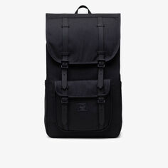 Рюкзак Little America из переработанного полиэстера Herschel Supply Co, черный