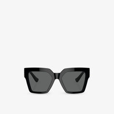 Солнцезащитные очки VE4458 в ацетатной оправе-бабочке Versace, черный