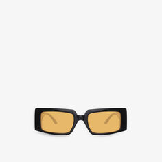MAGDA11C3SUN прямоугольные солнцезащитные очки из ацетата Magda Butrym, черный