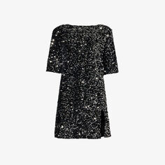 Тканое платье мини Marca, украшенное пайетками 4Th &amp; Reckless, черный