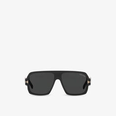 Солнцезащитные очки Camden в квадратной оправе из ацетата FT0933 Tom Ford, черный