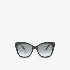 Солнцезащитные очки Rua из ацетата кошачьих глаз Jimmy Choo, серый