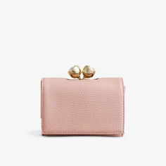 Кожаный кошелек Tammyy с тисненым логотипом Ted Baker, розовый