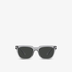 Солнцезащитные очки-подушки PR 04YS из ацетата Prada, цвет clear