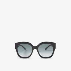 Солнцезащитные очки Leela в квадратной оправе из ацетата Jimmy Choo, серый
